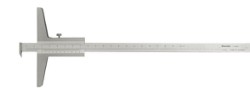 Depth Gauge 0-200 mmx0,02 mm with removable hook (100 mm bridge)